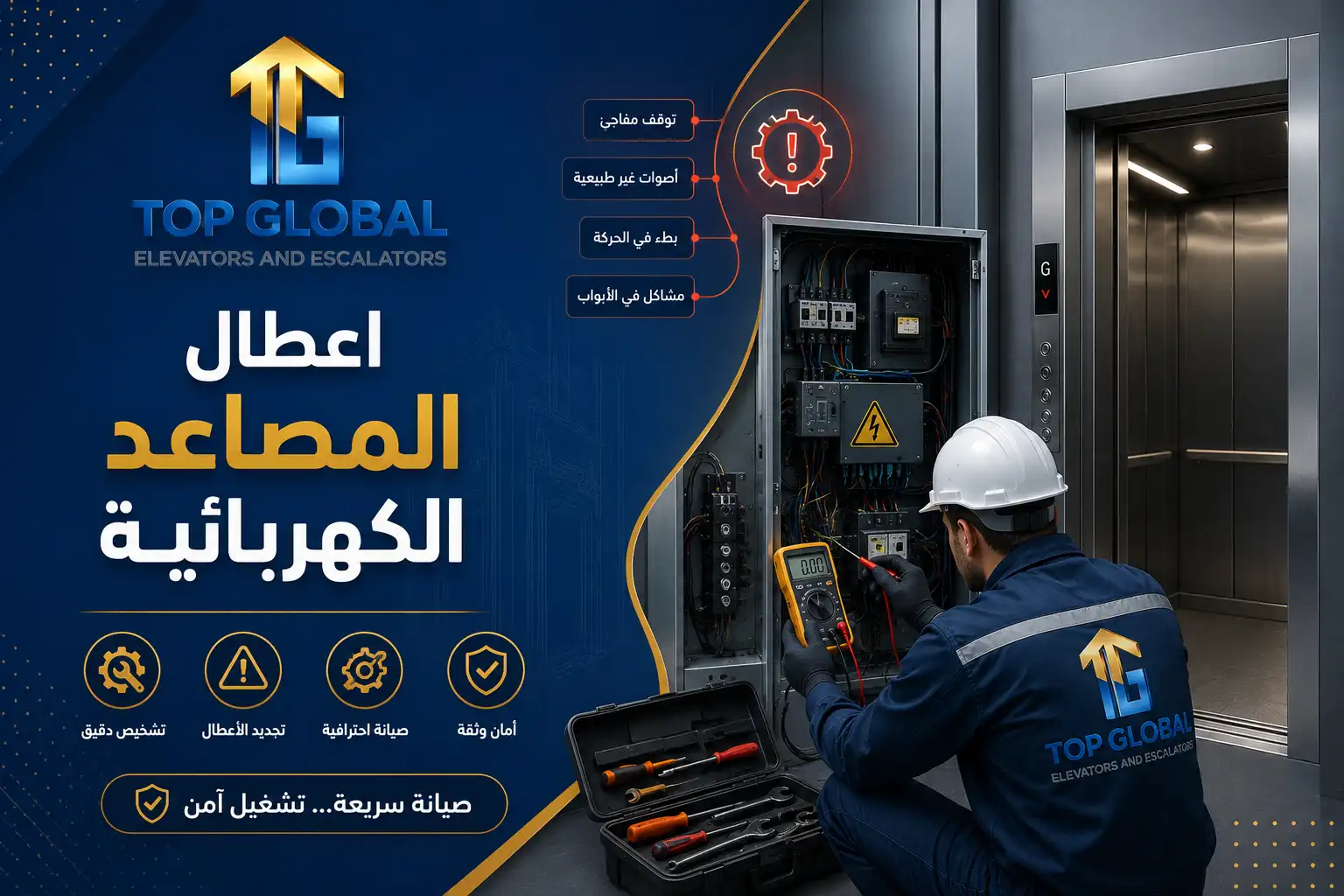 قطع غيار المصاعد
